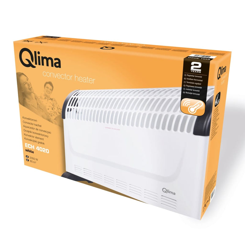 Afbeelding laden in galerijviewer, Qlima Qlima Convectorverwarming ECH 4020 elektrisch 2000 W wit
