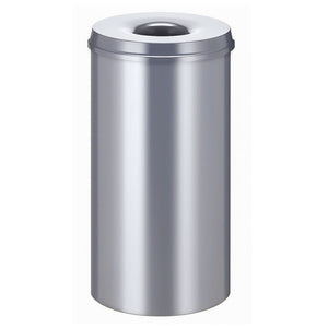 V-part v-part prullenbak zelfdovend 50 l zilverkleurig