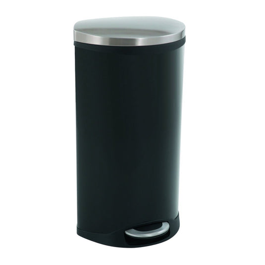 Eko shell bin pedaalemmer 30l zwart
