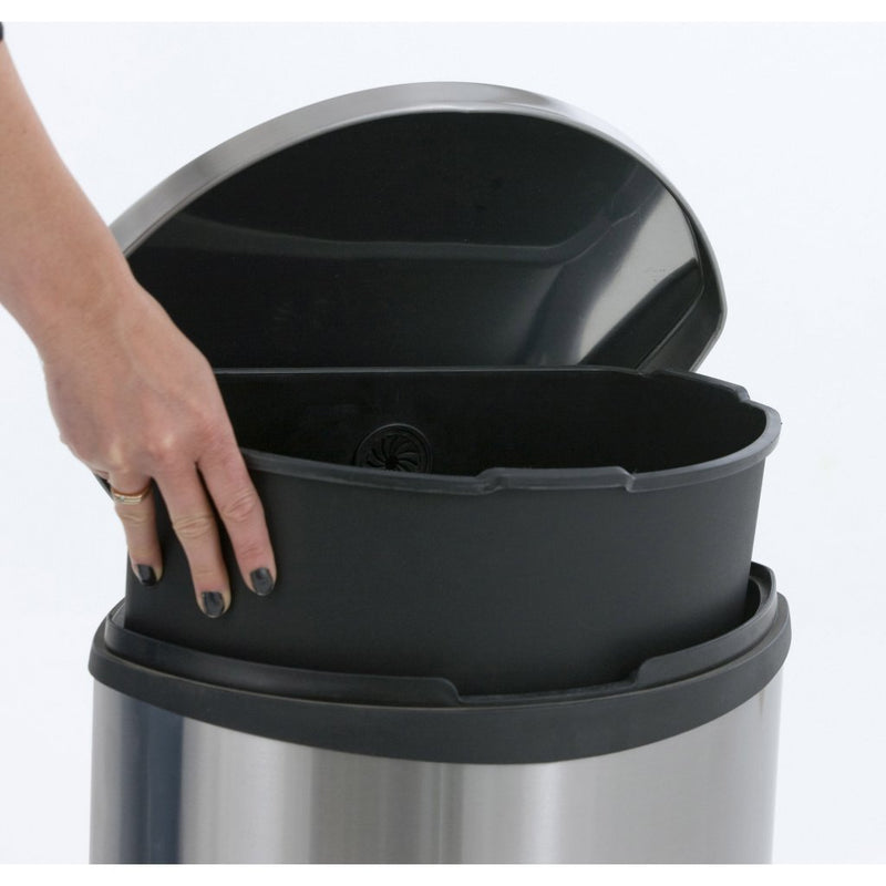 Afbeelding laden in galerijviewer, Eko eko shell bin pedaalemmer 30l mat rvs
