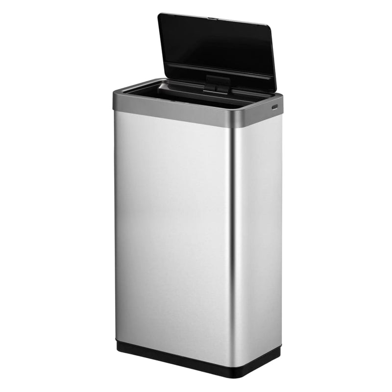 Afbeelding laden in galerijviewer, Eko vuilnisbak met sensor mirage x 80 l matzilverkleurig
