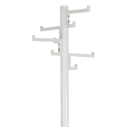 V-part kapstok staand met 8 haken porcelain 178 cm wit