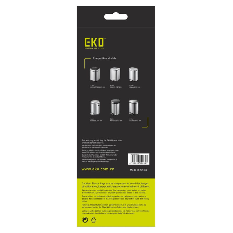 Afbeelding laden in galerijviewer, Eko afvalzakkenset a 24x30 st 3-6 l wit
