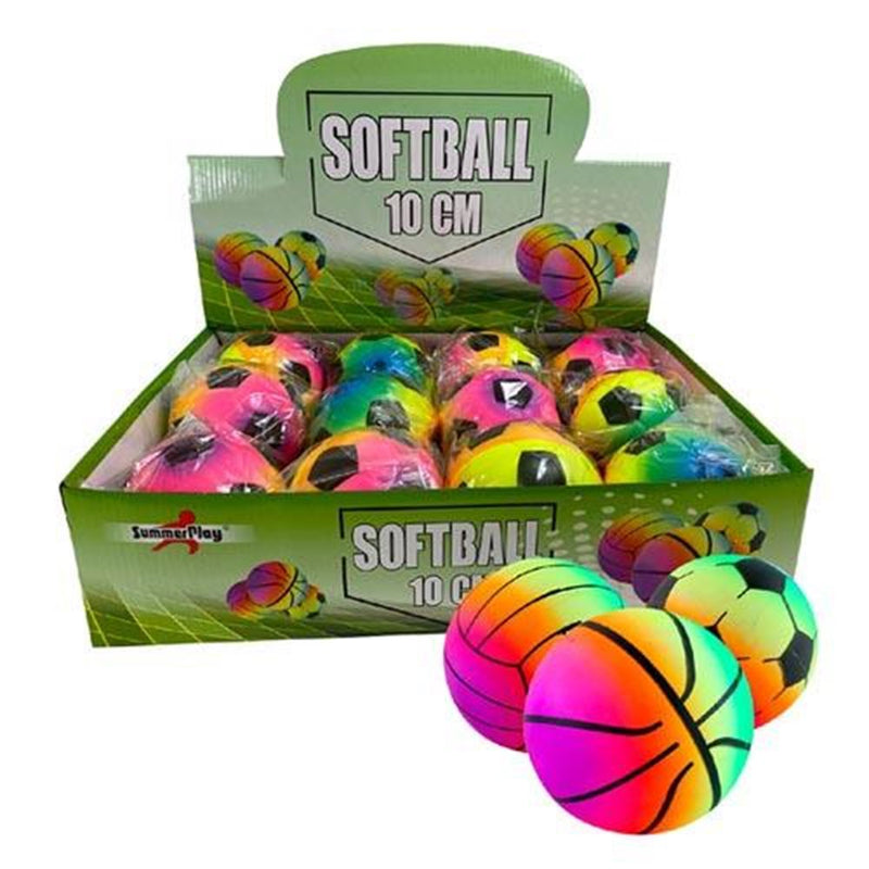 Afbeelding laden in galerijviewer, Dsp softbal 10 cm. 3 assortie. (12 st)
