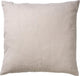 Dutch decor james sierkussen 45x45 cm duurzaam katoen effen kleur pumice stone beige inclusief binnen kussen