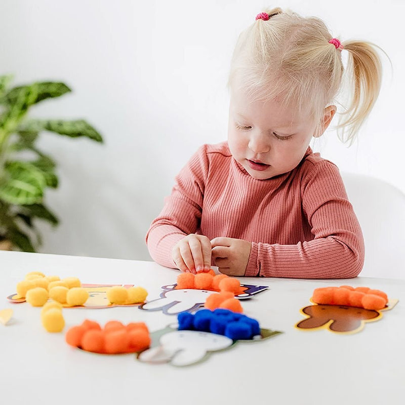 Afbeelding laden in galerijviewer, Bambolino Toys Pompom Plakken
