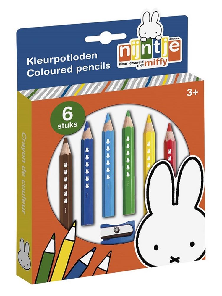 Afbeelding laden in galerijviewer, Bambolino toys nijntje houten kleurpotloden. 3+
