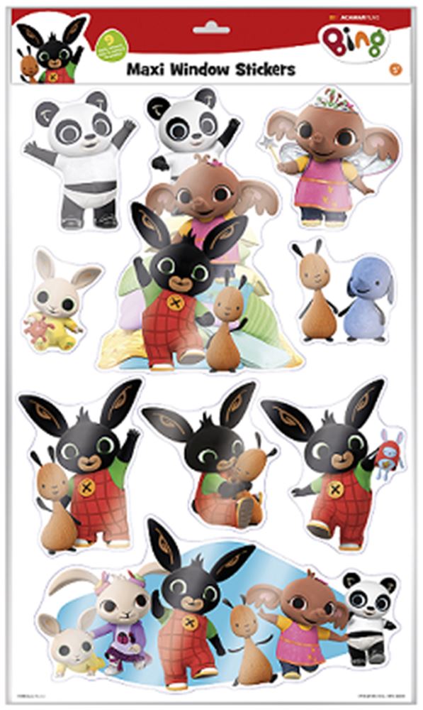 Afbeelding laden in galerijviewer, Bing raamstickers maxi. 3+. 58x33x0.2 cm
