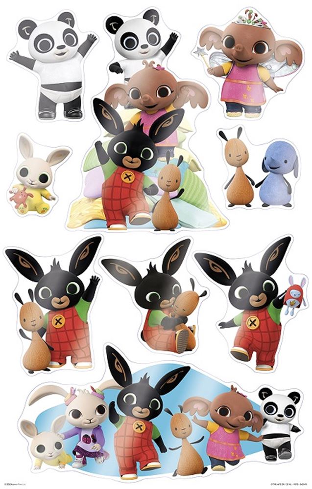 Afbeelding laden in galerijviewer, Bing raamstickers maxi. 3+. 58x33x0.2 cm

