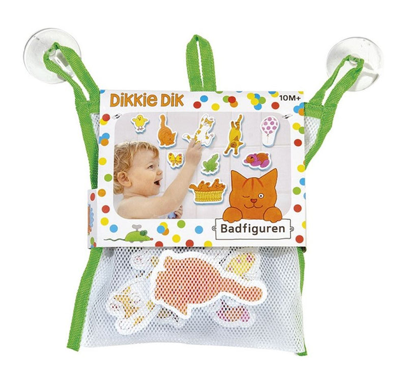 Afbeelding laden in galerijviewer, Bambolino dikkie dik badspeelgoed badfiguren, educatief speelgoed in opbergnetje - peuter kleuter speelgoed - toys - vanaf 1 jaar
