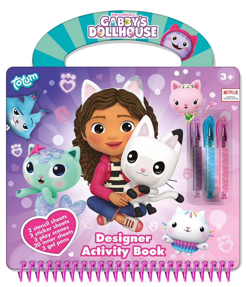 Afbeelding laden in galerijviewer, Totum gabby's dollhouse designer activity book
