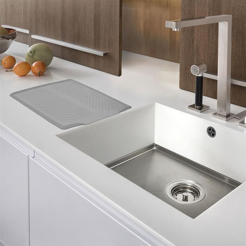 Afbeelding laden in galerijviewer, Dutch House Dutch House Drain Mat 45x37 cm Rubber Grijs
