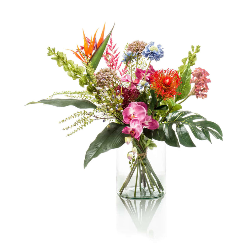 Afbeelding laden in galerijviewer, Emerald kunstboeket exotic mix
