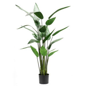 Emerald kunstplant heliconia plant groen 125 cm 419837