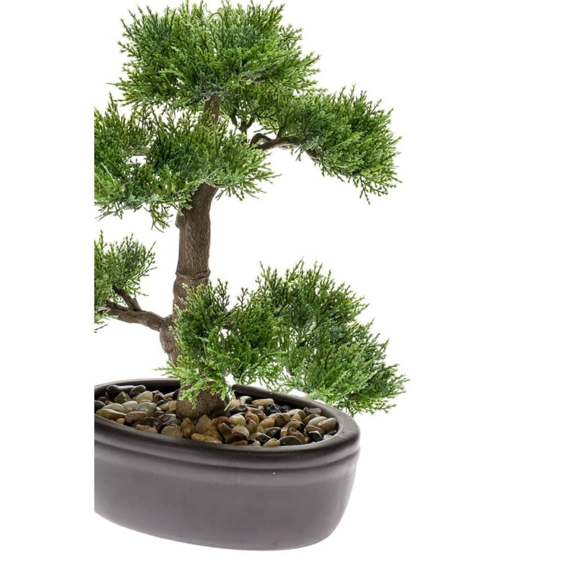 Afbeelding laden in galerijviewer, Emerald kunstplant ceder bonsai groen 32 cm 420001
