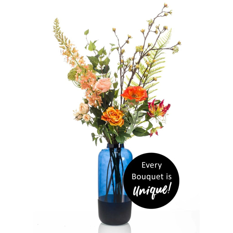 Afbeelding laden in galerijviewer, Emerald Emerald Kunstboeket Happy Orange XL
