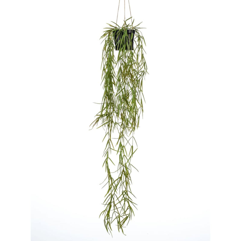 Afbeelding laden in galerijviewer, Emerald kunstplant hangend in pot wasbloem 80 cm
