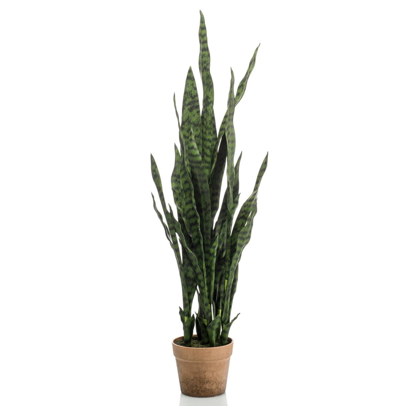 Afbeelding laden in galerijviewer, Emerald kunstplant in pot sanseveria 84 cm
