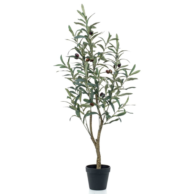 Afbeelding laden in galerijviewer, Emerald kunstplant in kunststof pot olijfboom 90 cm
