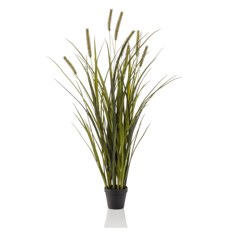 Afbeelding laden in galerijviewer, Emerald kunstplant in pot kattenstaartgras 100 cm
