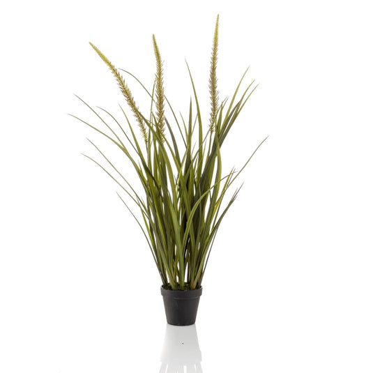 Emerald kunstplant in pot vossenstaartgras 90 cm