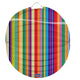 Folat lampion strepen 22 cm