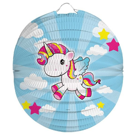 Basic Lampion Eenhoorn 22cm