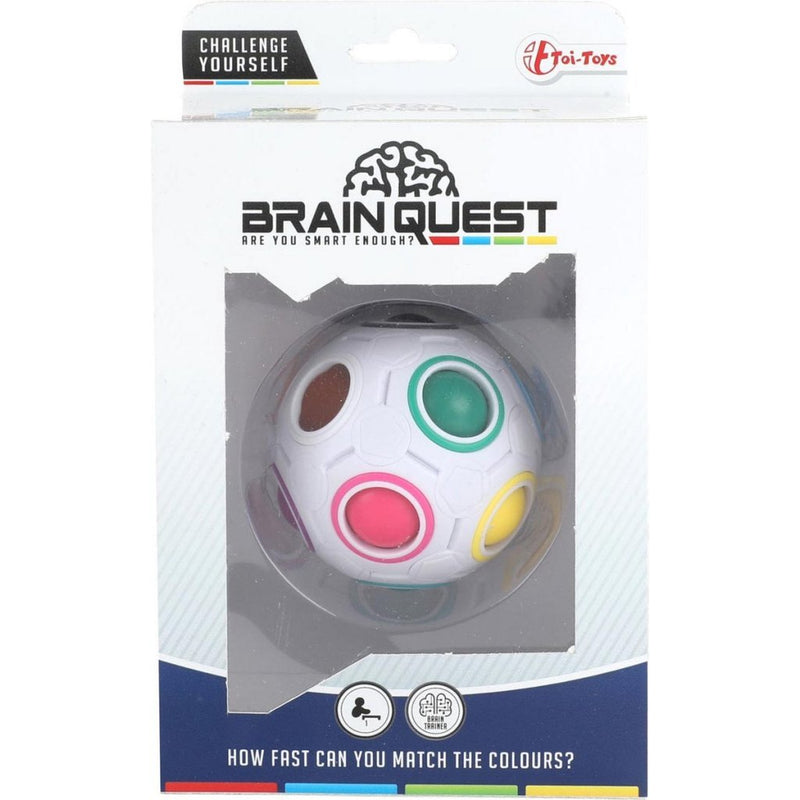 Afbeelding laden in galerijviewer, Toi-toys brain quest magische puzzelbal 7 cm
