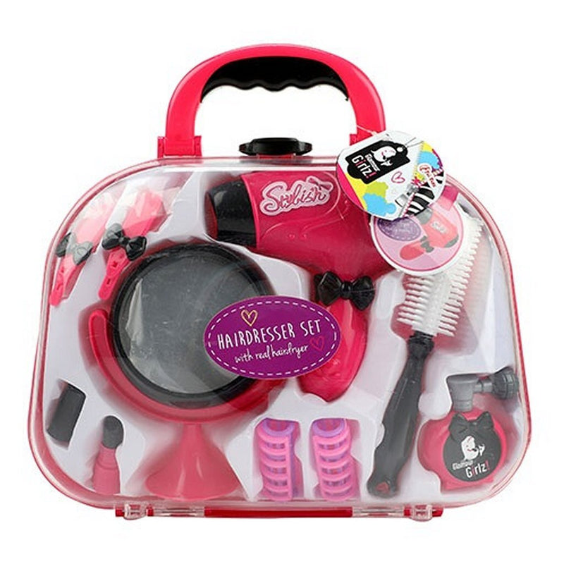 Afbeelding laden in galerijviewer, Toi-toys girlz! kappersset in koffer
