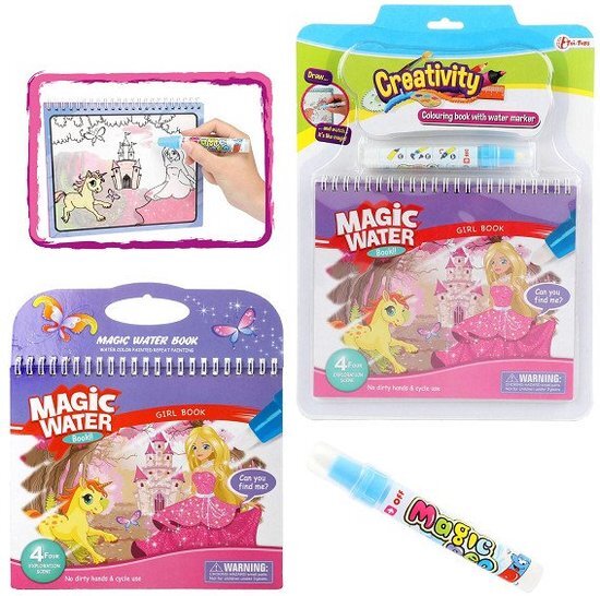 Afbeelding laden in galerijviewer, Toi-toys creativity kleuren met water prinses met stift
