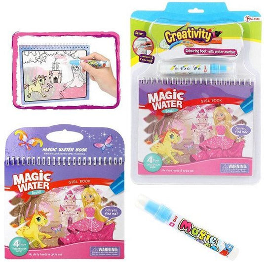 Toi-toys creativity kleuren met water prinses met stift