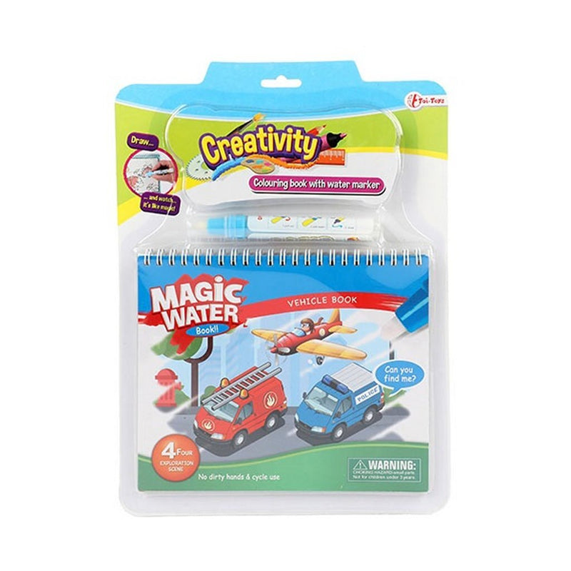 Afbeelding laden in galerijviewer, Toi-toys creativity kleuren met water voertuig met stift
