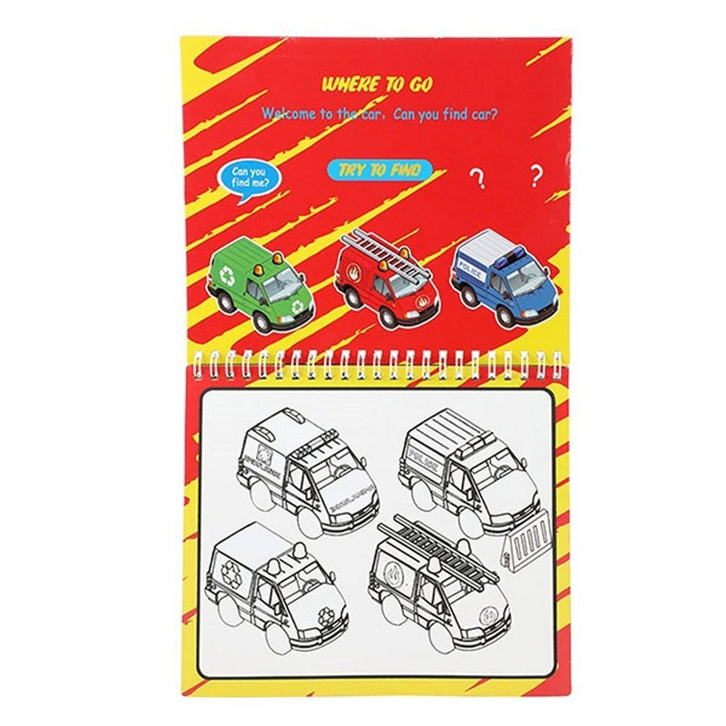 Afbeelding laden in galerijviewer, Toi-toys creativity kleuren met water voertuig met stift
