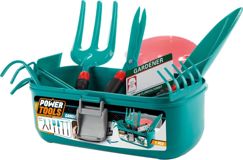 Afbeelding laden in galerijviewer, Power Tools Toi Toys Tools Tuingereedschap in Opbergkoffer
