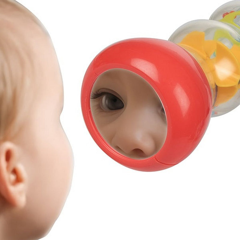 Afbeelding laden in galerijviewer, Toi-toys little stars rups rammelaar met spiegel
