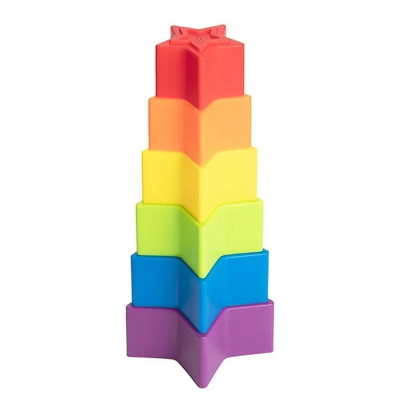 Afbeelding laden in galerijviewer, Toi-toys little stars stapeltoren ster 6-delig
