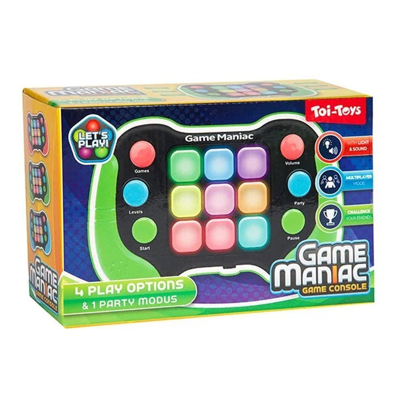Afbeelding laden in galerijviewer, Toi-toys 4in1 game maniac + licht en geluid assorti
