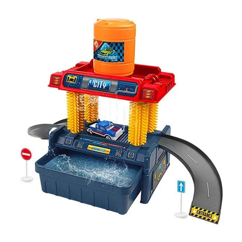 Afbeelding laden in galerijviewer, Toi-toys turbo racers car wash set

