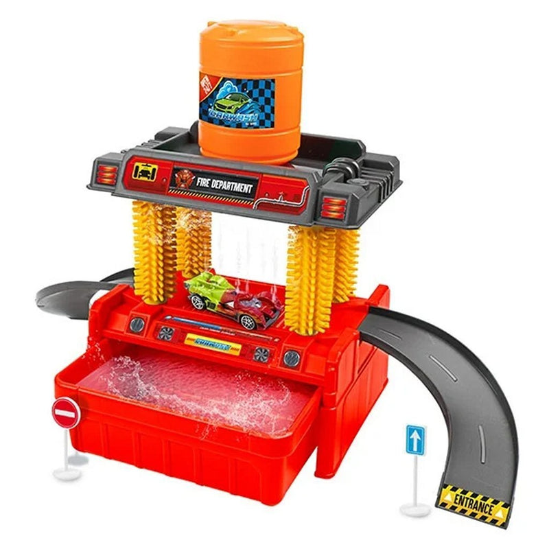 Afbeelding laden in galerijviewer, Toi-toys turbo racers car wash set
