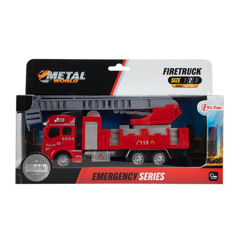 Afbeelding laden in galerijviewer, Metal die-cast brandweerauto
