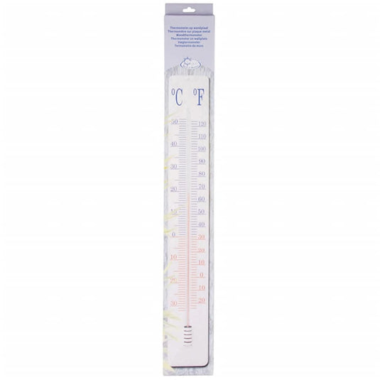 Esschert design thermometer op wandplaat th9 90 cm