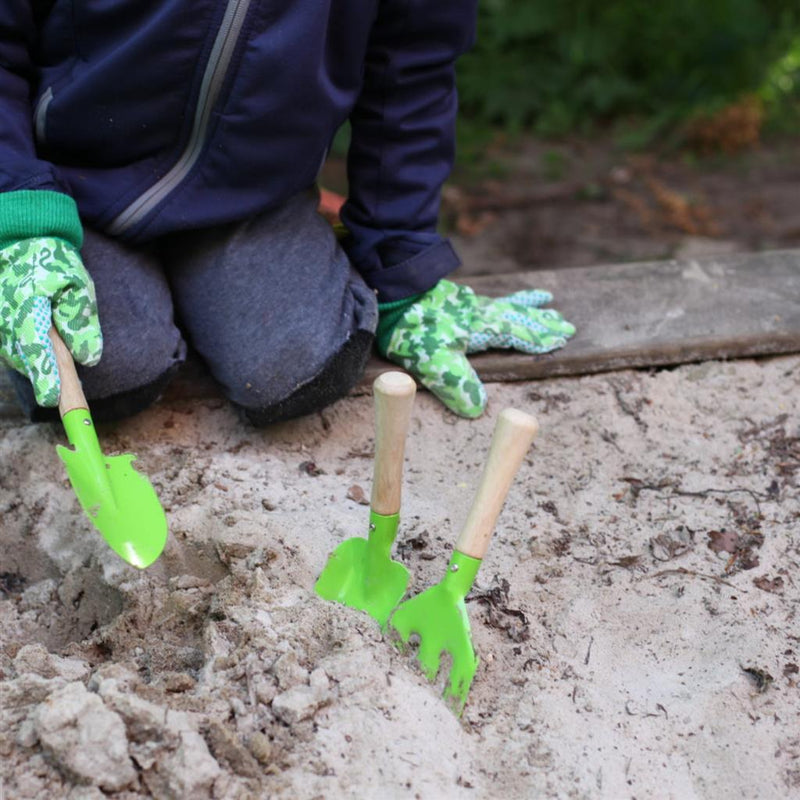 Afbeelding laden in galerijviewer, Esschert Design Esschert Design Kinder-Tuingereedschap 3-delig Groen
