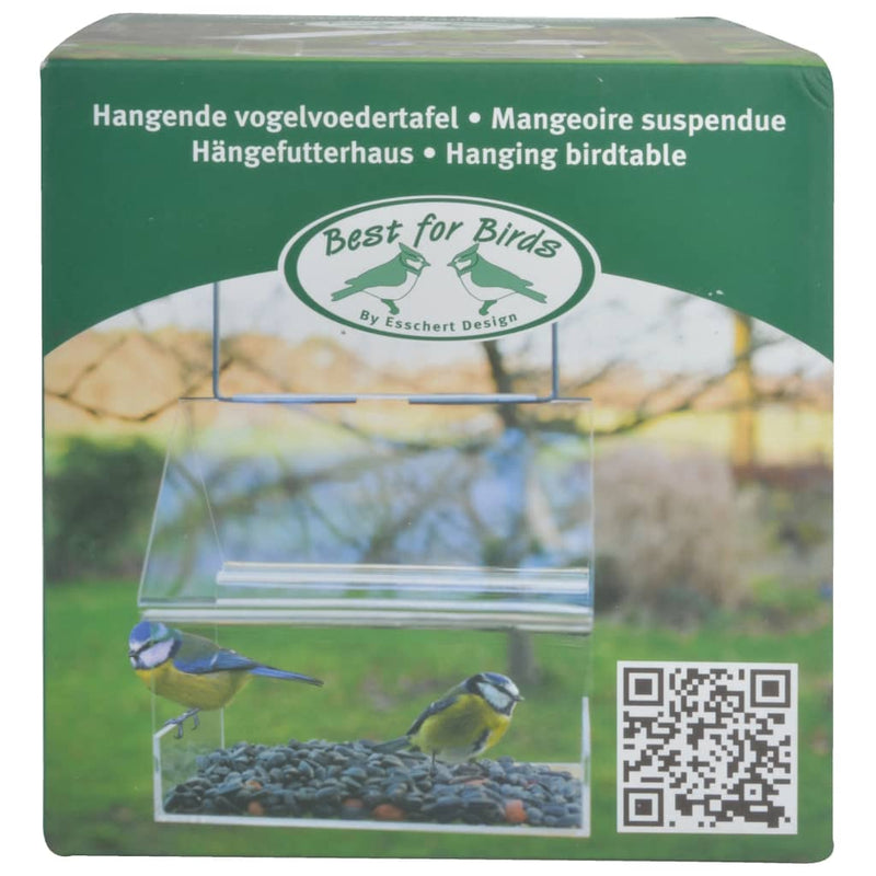 Afbeelding laden in galerijviewer, Esschert design vogelvoedertafel hangend acryl
