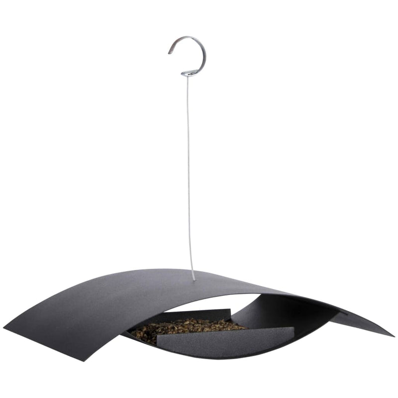 Afbeelding laden in galerijviewer, Esschert Design Esschert Design Vogelvoederbak hangend zwart S FB437

