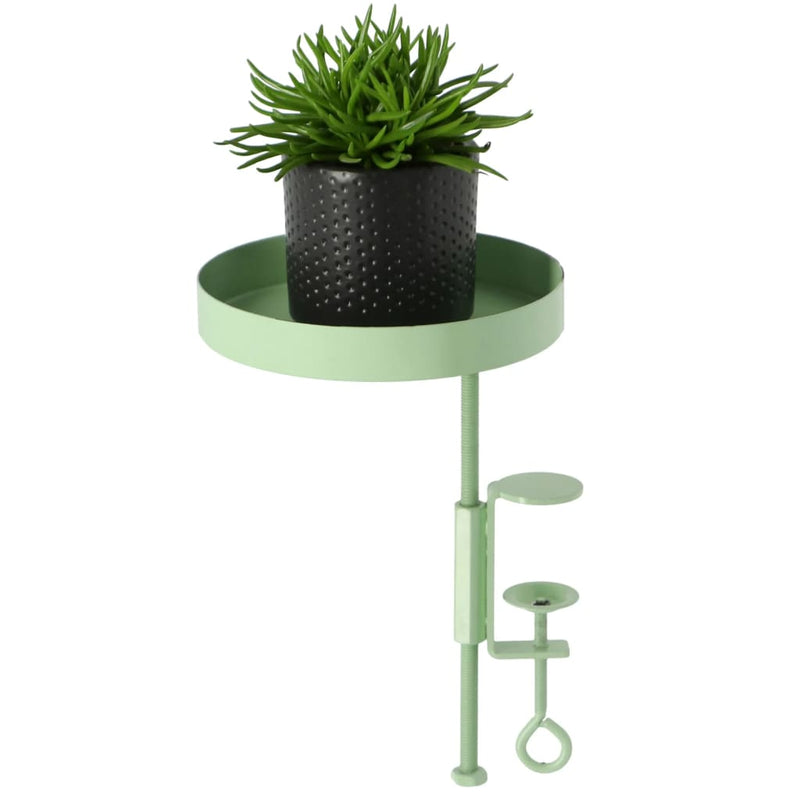 Afbeelding laden in galerijviewer, Esschert design plantenblad met klem rond s groen
