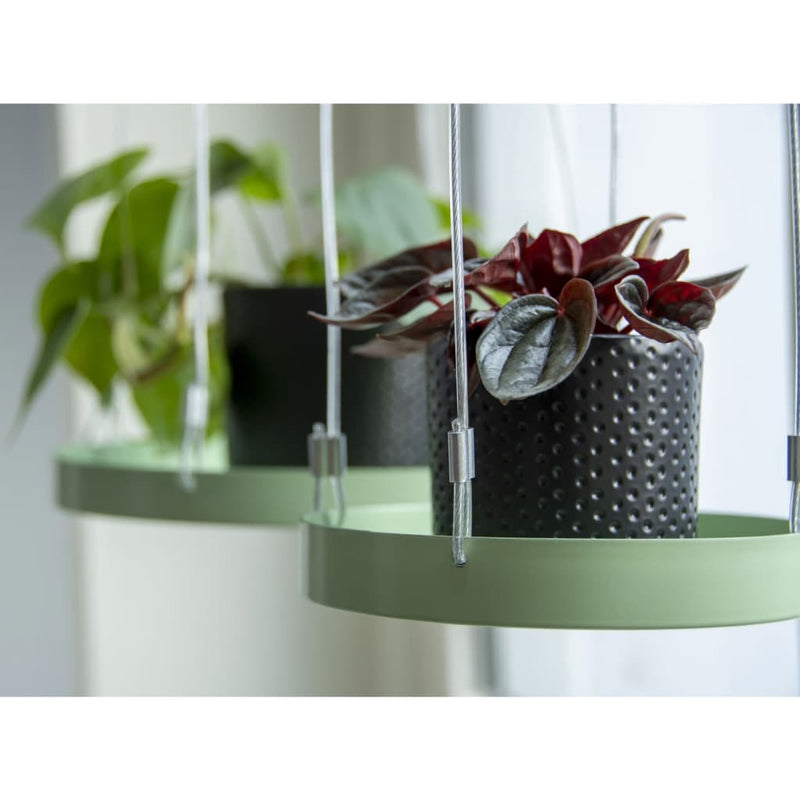 Afbeelding laden in galerijviewer, Esschert design plantenblad hangend rond s groen
