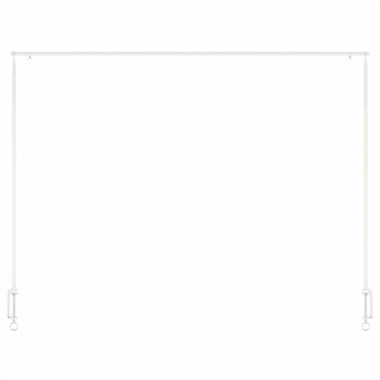 Esschert Design Esschert Design Tafelstang met klem decoratief wit