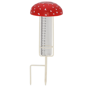 Esschert design regenmeter vliegenzwam 13,0x13,0x34,3 cm