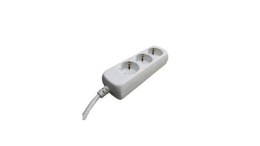 Vb extend vb 41138 stekkerdoos 3-voudig + ra - 1.5m - 3x1mm - wit
