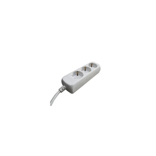 Stekkerdoos tcd 3v+ra 3 meter 3x1.5mmâ² wit